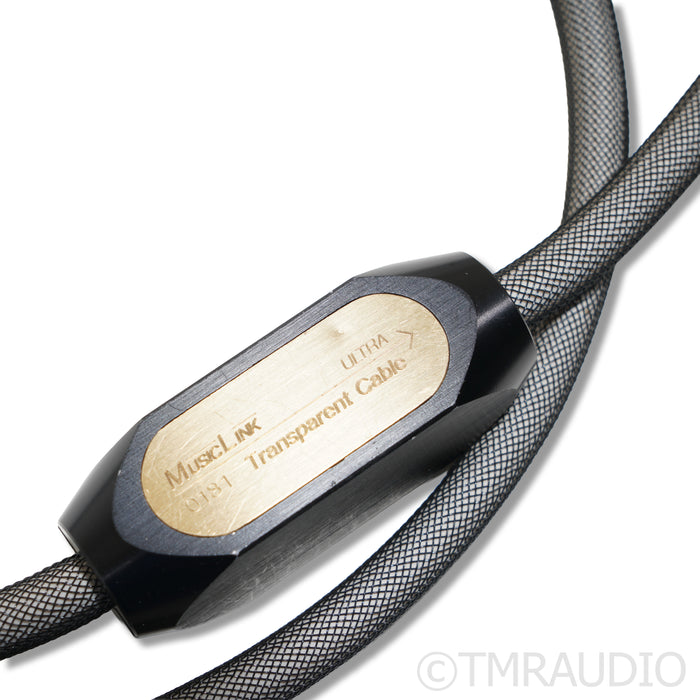 Transparent Audio MusicLink Ultra RCA Cables; 1.5m Pair Interconnects