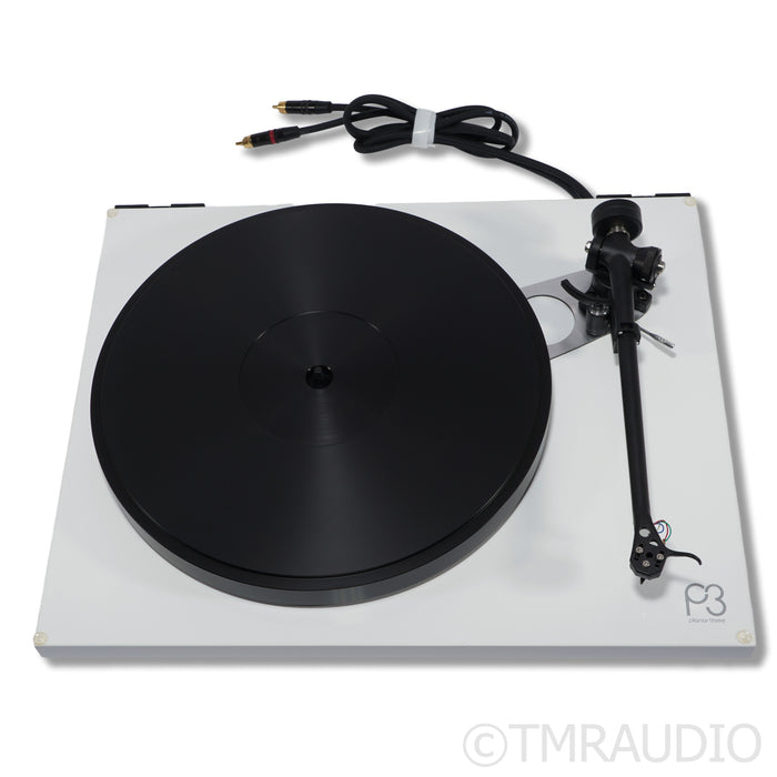 Rega Planar 3 Belt Drive Turntable; ND5 MM Cartridge; New Belt