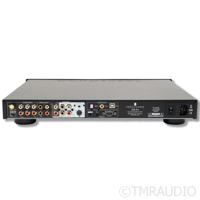 Parasound NewClassic 200 Pre 2.1 Channel Preamplifier / DAC; D/A Converter