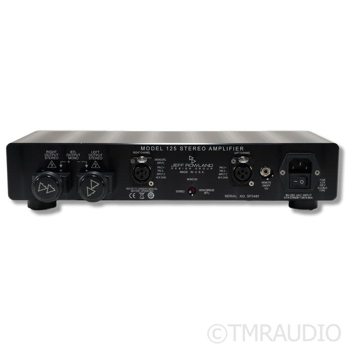 Jeff Rowland Design Model 125 Stereo Bridgeable Power Amplifier