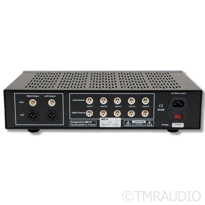 Lab12 Pre1 Stereo Tube Preamplifier