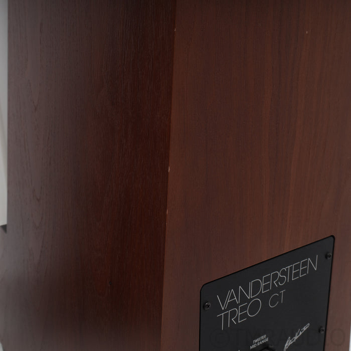 Vandersteen Treo CT Floorstanding Speakers; Dark Walnut Pair