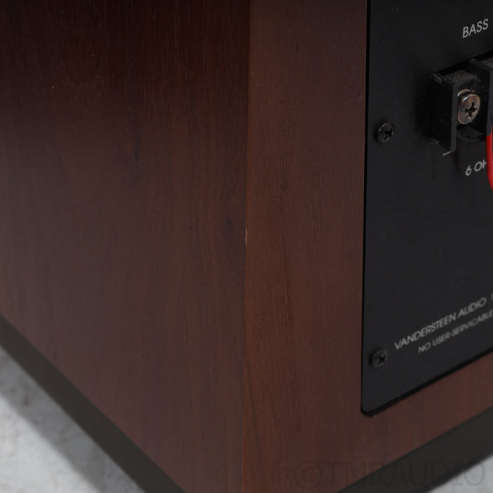 Vandersteen Treo CT Floorstanding Speakers; Dark Walnut Pair