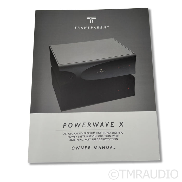 Transparent Audio PowerWave X AC Power Conditioner; w/ Transparent Premium Cable