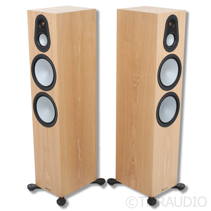 Monitor Audio Silver 500 7G Floorstanding Speakers; Ash Pair