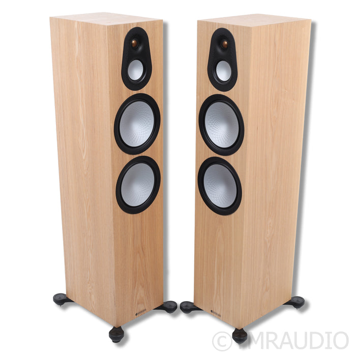 Monitor Audio Silver 500 7G Floorstanding Speakers; Ash Pair