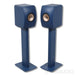 KEF LS50 Meta Bookshelf Speakers; Royal Blue Pair w/ Stands