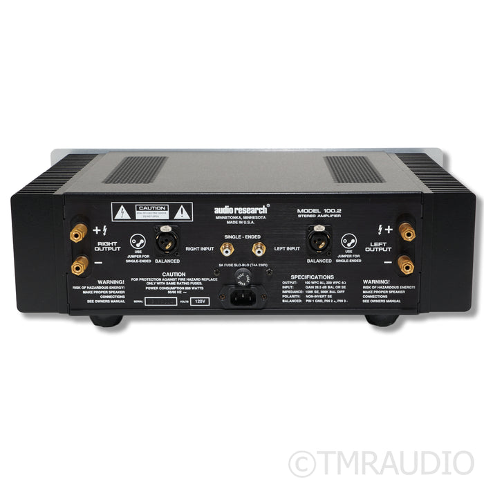 Audio Research Model 100.2 Stereo Power Amplifier