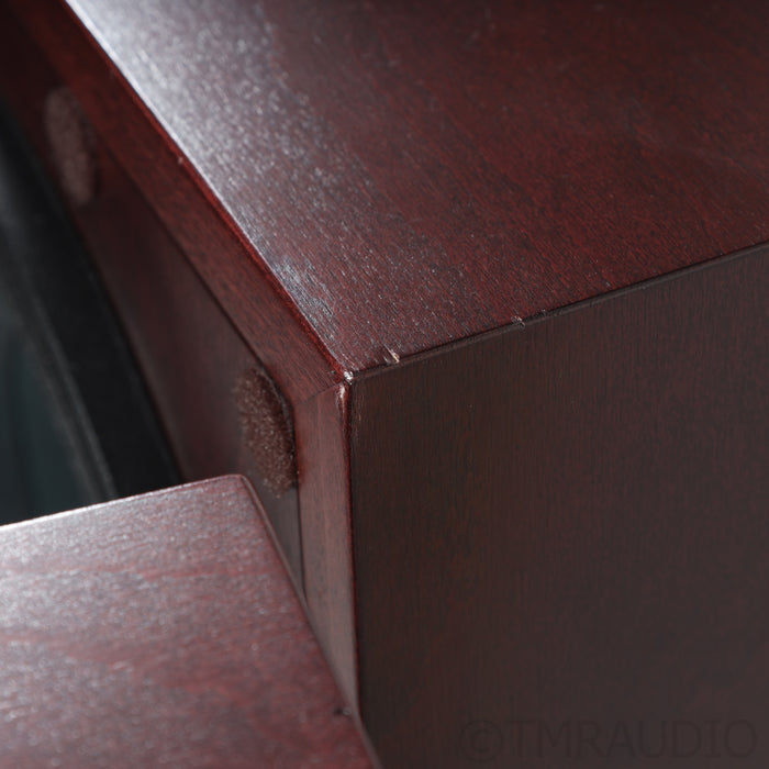 Tocaro Model 40 Bookshelf Speakers with Stands; Mahogany Pair