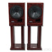 Tocaro Model 40 Bookshelf Speakers with Stands; Mahogany Pair