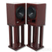 Tocaro Model 40 Bookshelf Speakers with Stands; Mahogany Pair