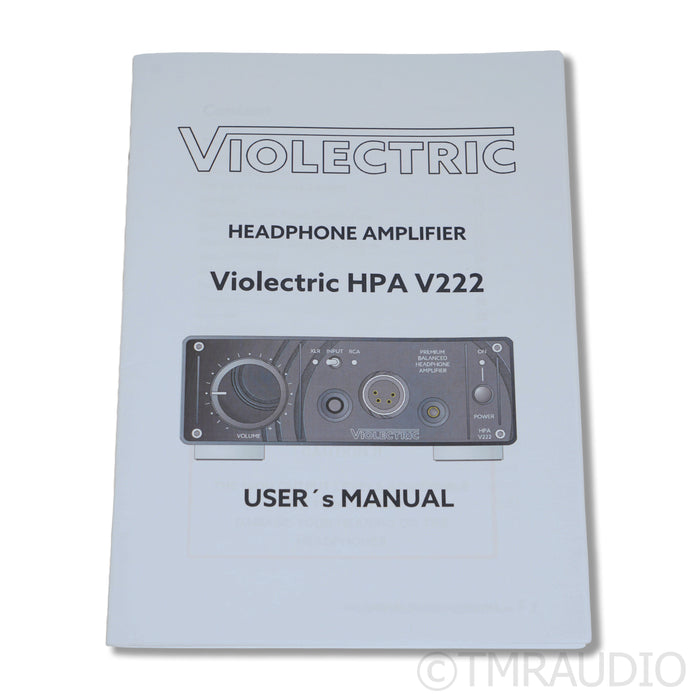 Violectric HPA V222 Headphone Amplifier