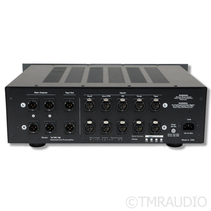 BAT BAT VK-5i Stereo Tube Preamplifier; Upgraded V-Caps
