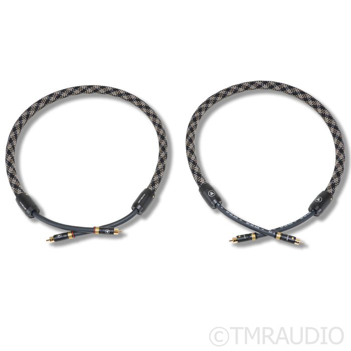 VIABLUE NF-S6 AIR RCA Cables, 1m Pair Interconnects (Open Box)