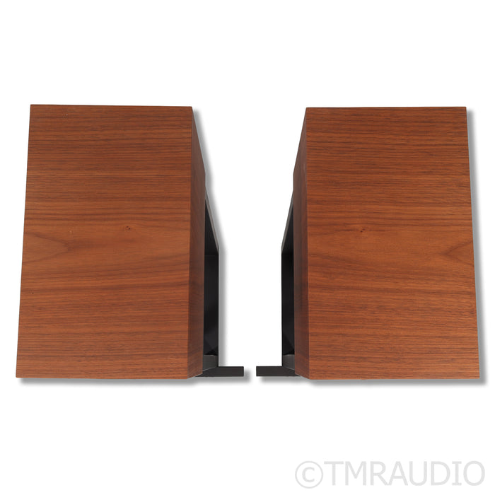 Trenner & Friedl Art Bookshelf Speakers; Walnut Pair w/ Stands