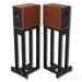 Trenner & Friedl Art Bookshelf Speakers; Walnut Pair w/ Stands