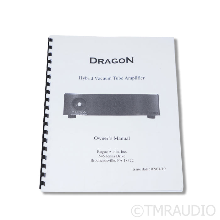 Rogue Audio DragoN Stereo Tube Hybrid Power Amplifier