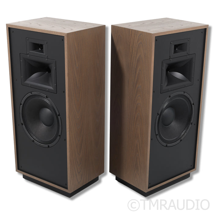 Klipsch Forte IV Floorstanding Speakers; Distressed Oak Pair
