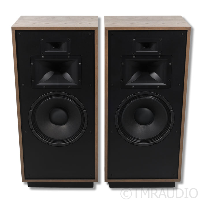 Klipsch Forte IV Floorstanding Speakers; Distressed Oak Pair