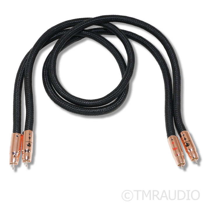 AudioQuest Black Beauty RCA Cables; 1m Pair Interconnects