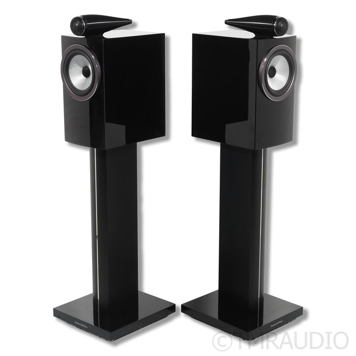Bowers & Wilkins 705 S3 Bookshelf Speaker w/ Stands; Gloss Black Pair