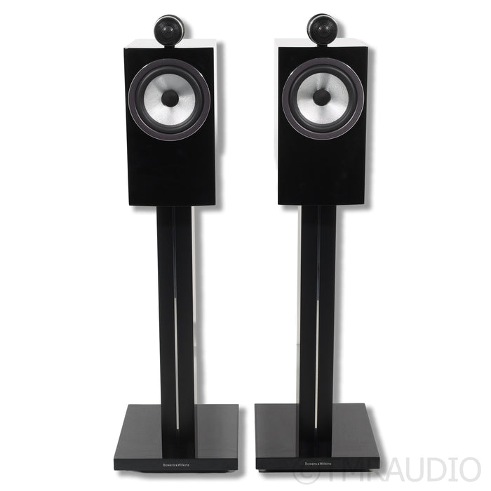 Bowers & Wilkins 705 S3 Bookshelf Speaker w/ Stands; Gloss Black Pair