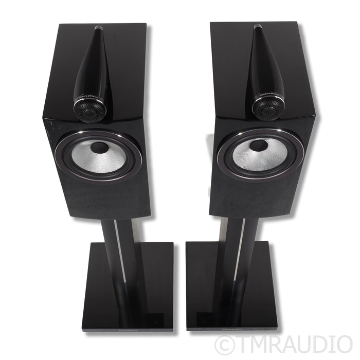 Bowers & Wilkins 705 S3 Bookshelf Speaker w/ Stands; Gloss Black Pair