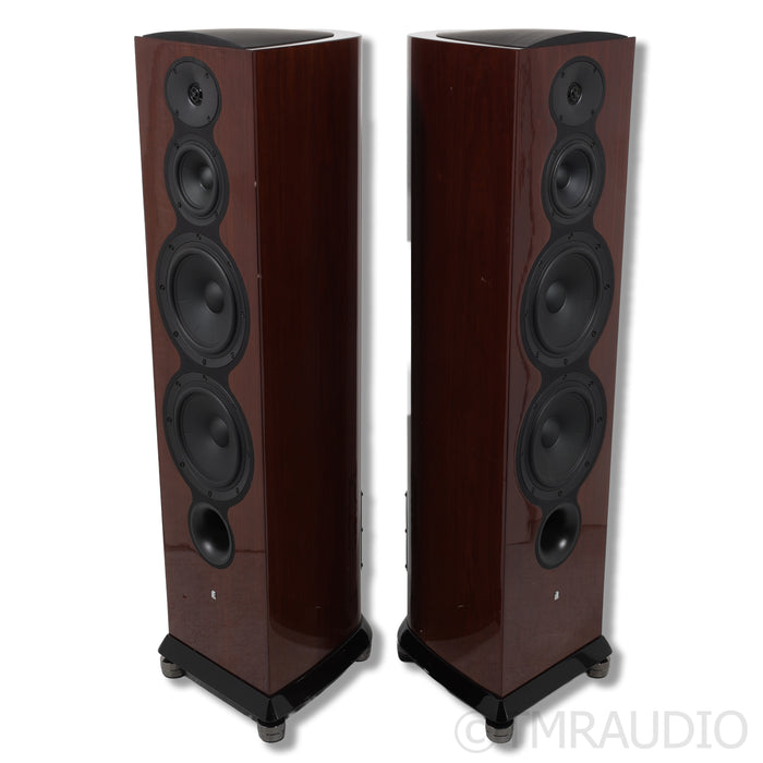 Revel Performa3 F208 Floorstanding Speakers; Walnut Pair w/ Gaia II Footers