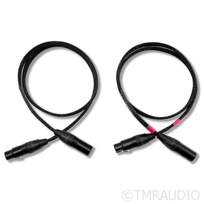 Morrow Audio MA-6 XLR Cables; 1m Pair Balanced Interconnects