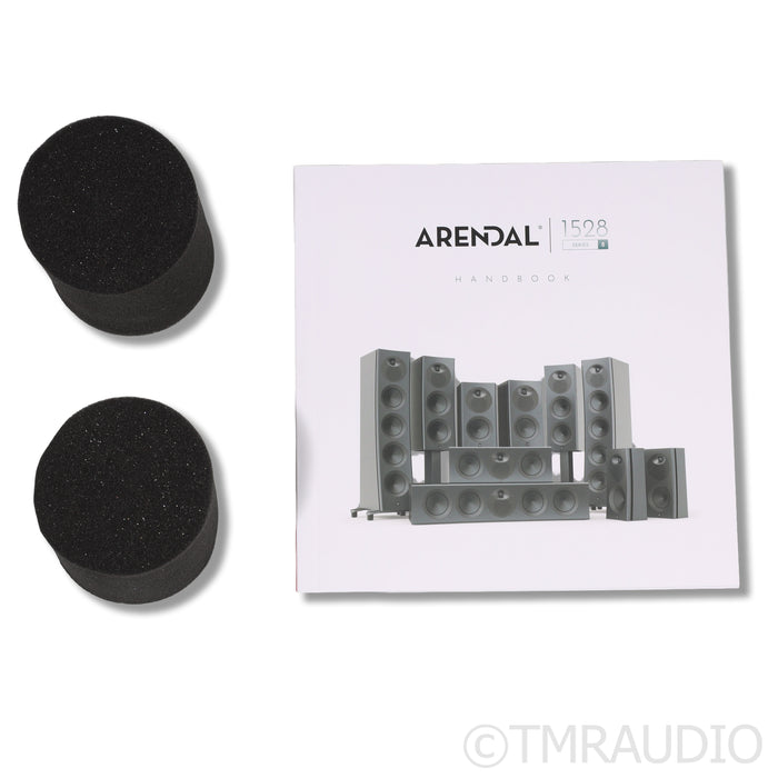 Arendal 1528 Bookshelf 8 Speakers; Basalt Finish;  Pair