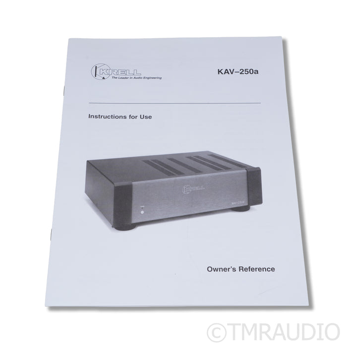 Krell KAV-250a Stereo Power Amplifier