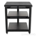 Critical Mass Systems PXK 3-Shelf Audio Rack; Black