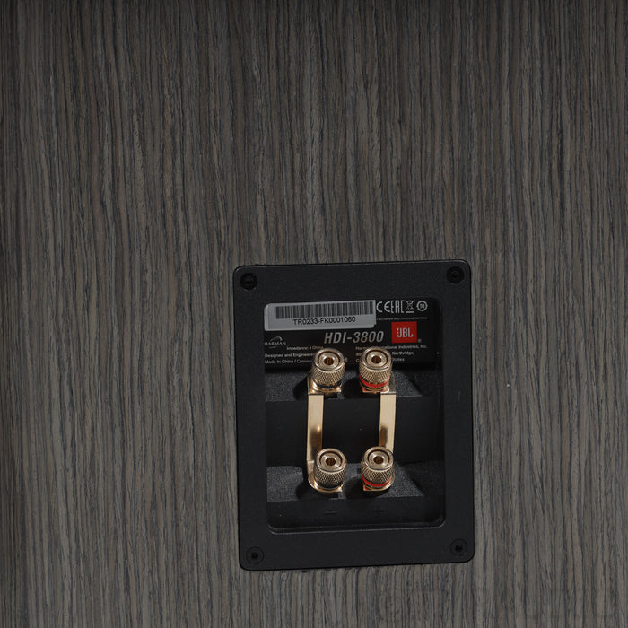 JBL HDI-3800 Floorstanding Speakers; Satin Gray Oak Pair