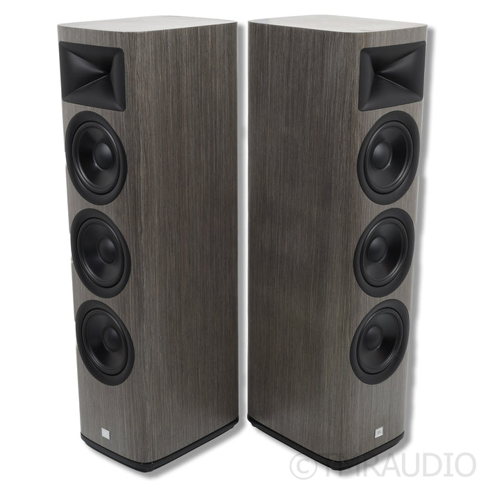 JBL HDI-3800 Floorstanding Speakers; Satin Gray Oak Pair