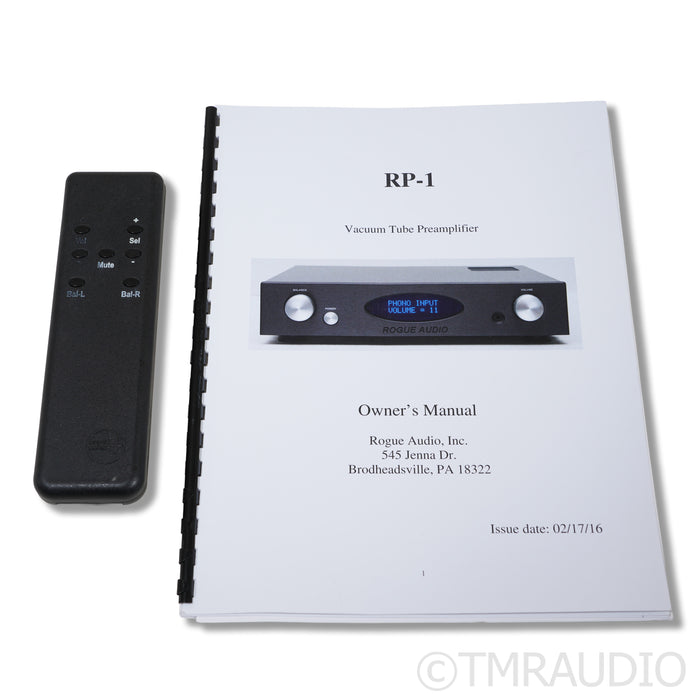 Rogue Audio RP-1 Tube Preamplifier; MM/MC Phono