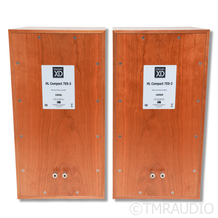 Harbeth HL Compact 7ES-3 XD Bookshelf Speakers; Cherry Pair