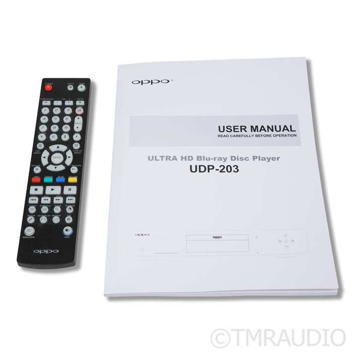 Oppo UDP-203 UltraHD Universal Blu-ray Player; CD / SACD
