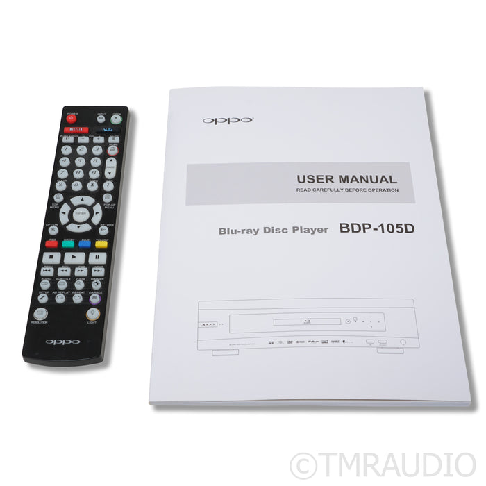 Oppo BDP-105D Universal Blu-ray Player; CD / SACD