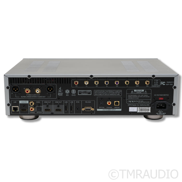 Oppo BDP-105D Universal Blu-ray Player; CD / SACD