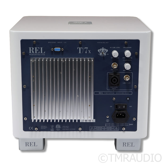REL Acoustics T/7x Subwoofer; Piano White
