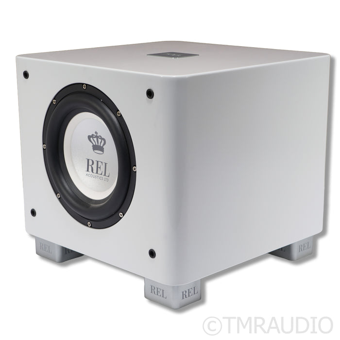 REL Acoustics T/7x Subwoofer; Piano White