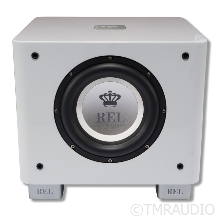 REL Acoustics T/7x Subwoofer; Piano White