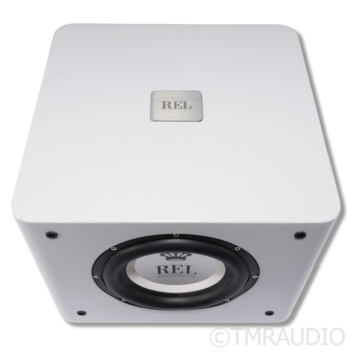REL Acoustics T/7x Subwoofer; Piano White