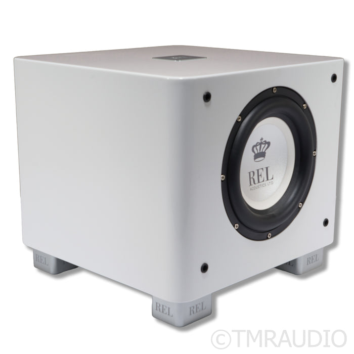 REL Acoustics T/7x Subwoofer; Piano White