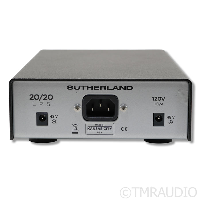 Sutherland Engineering 20/20 MM / MC Phono Preamplifier; LPS