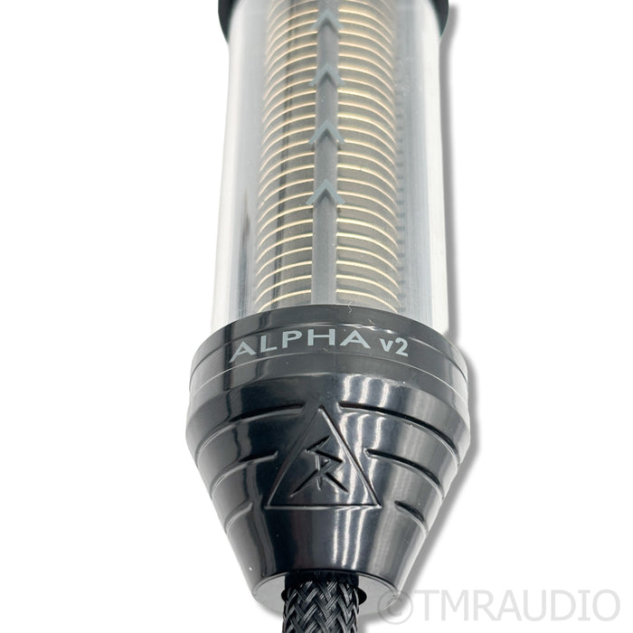 Shunyata Research Alpha V2 RCA Cables; 1m Pair Interconnects w/ Grounding Cable