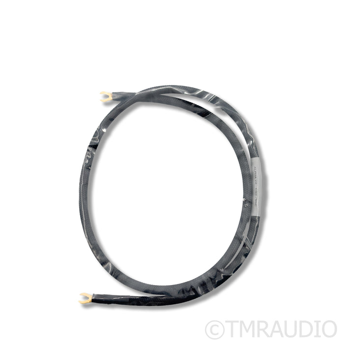 Shunyata Research Alpha V2 RCA Cables; 1m Pair Interconnects w/ Grounding Cable