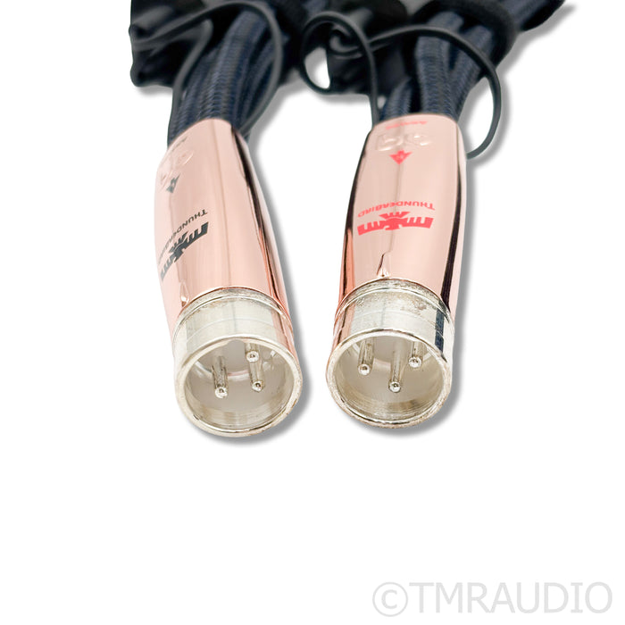 AudioQuest ThunderBird XLR Cables; 2m Pair Balanced Interconnects