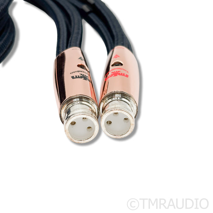 AudioQuest ThunderBird XLR Cables; 2m Pair Balanced Interconnects