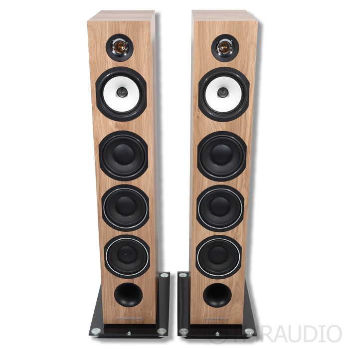 Triangle Esprit Australe EZ Floorstanding Speakers; Light Oak Pair